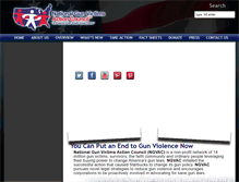 Tablet Screenshot of gunvictimsaction.org